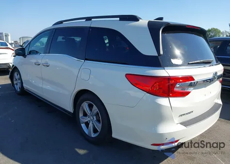 2019 Honda Odyssey Ex z USA, uszkodzony, nr VIN 5FNRL6H5XKB002697